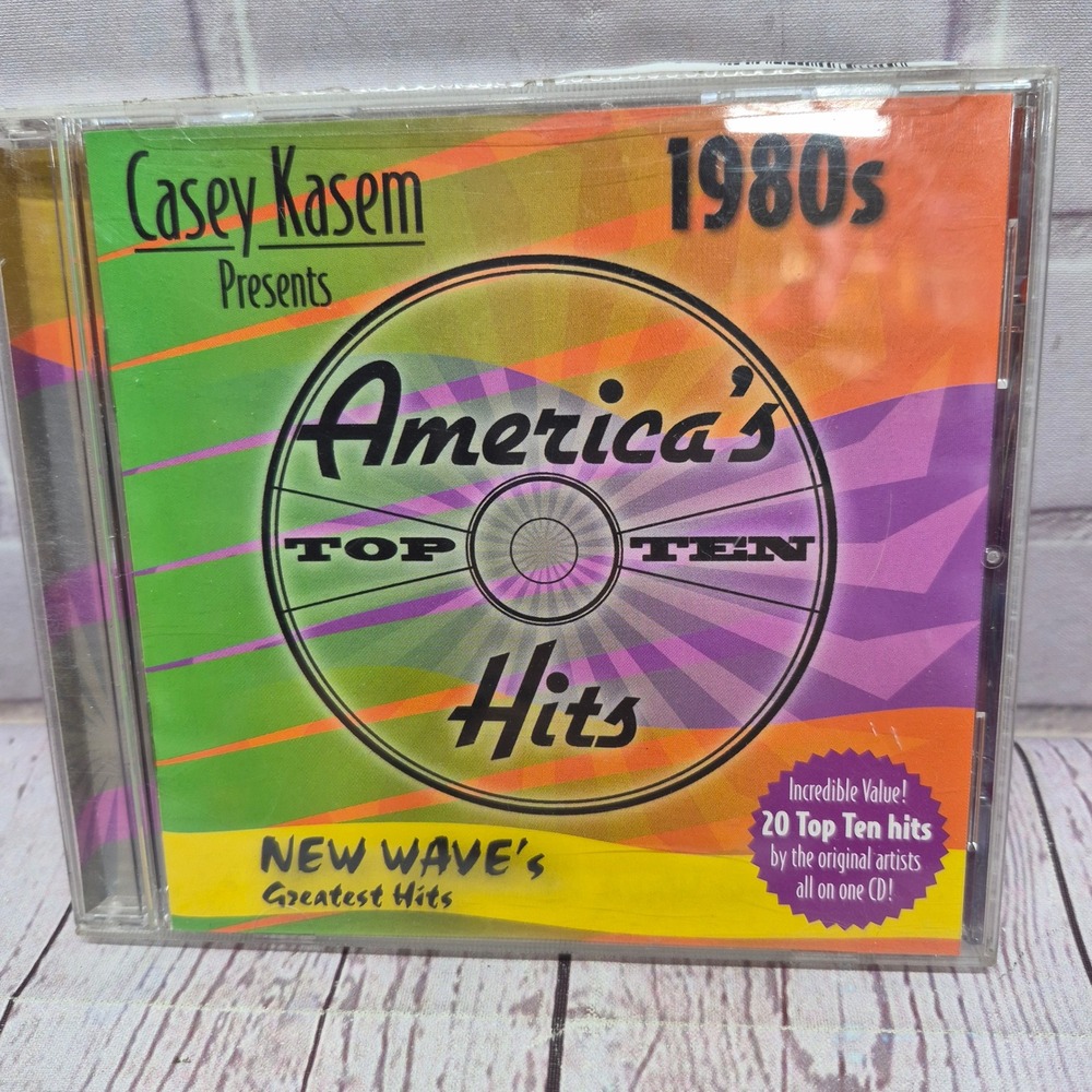 Casey Kasem Presents America's Top Ten Hits New Wave's Greatest Hits 80s CD